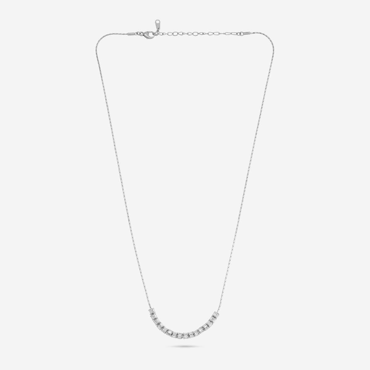 92.5 Silver Necklace 188301 - Image 7