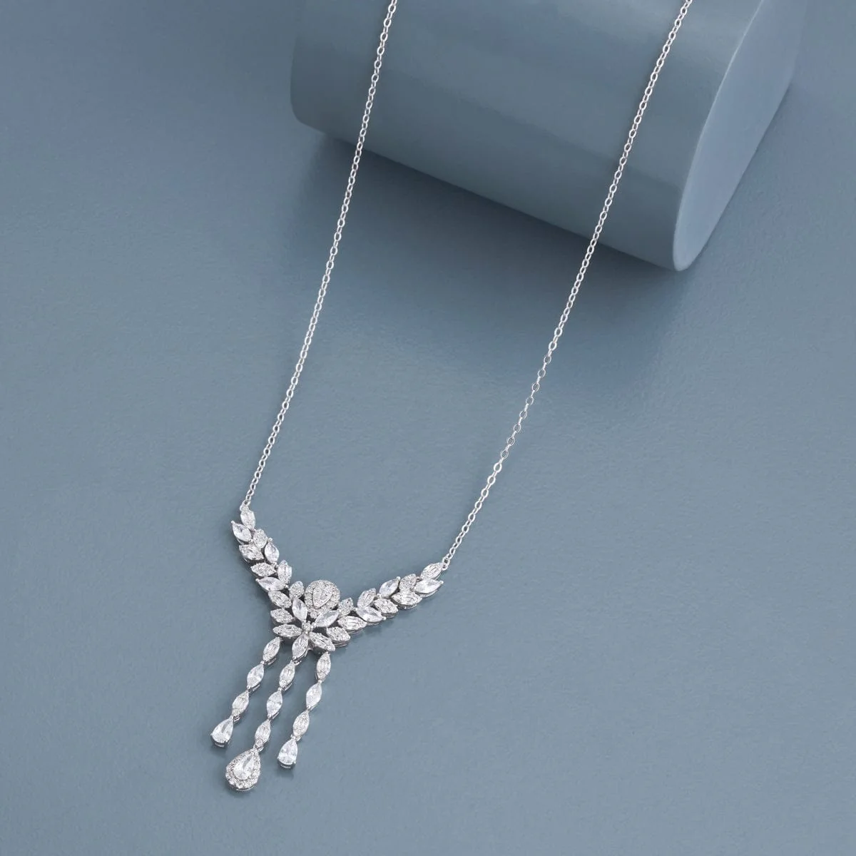 92.5 Silver Necklace 191297 - Image 6