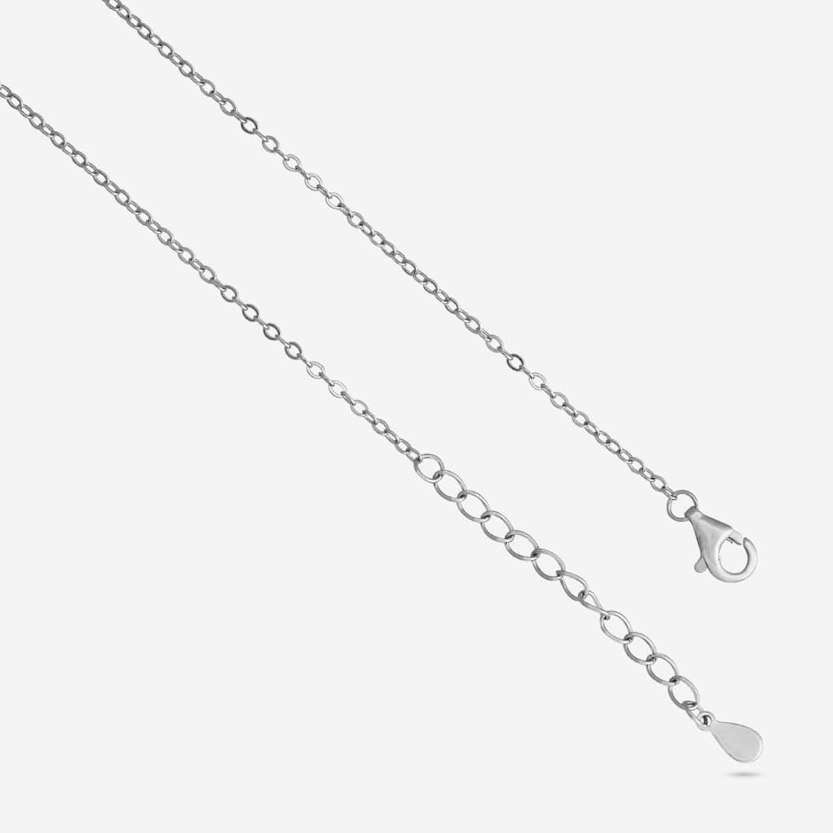 92.5 Silver Necklace 191297 - Image 9