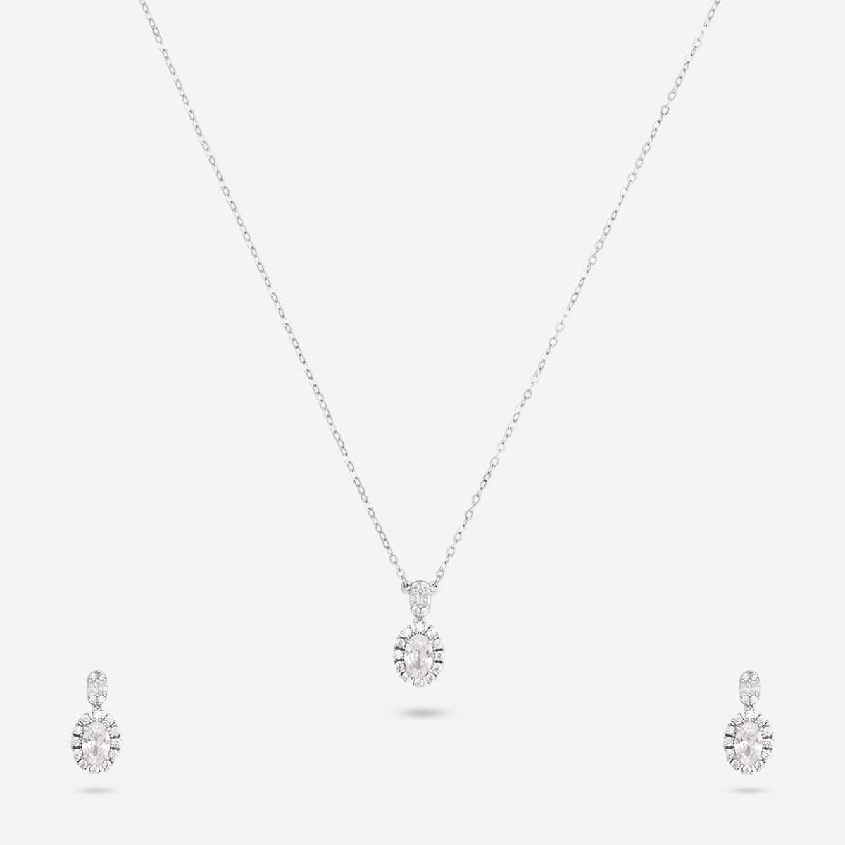 92.5 Silver Necklace 191351 - Image 6
