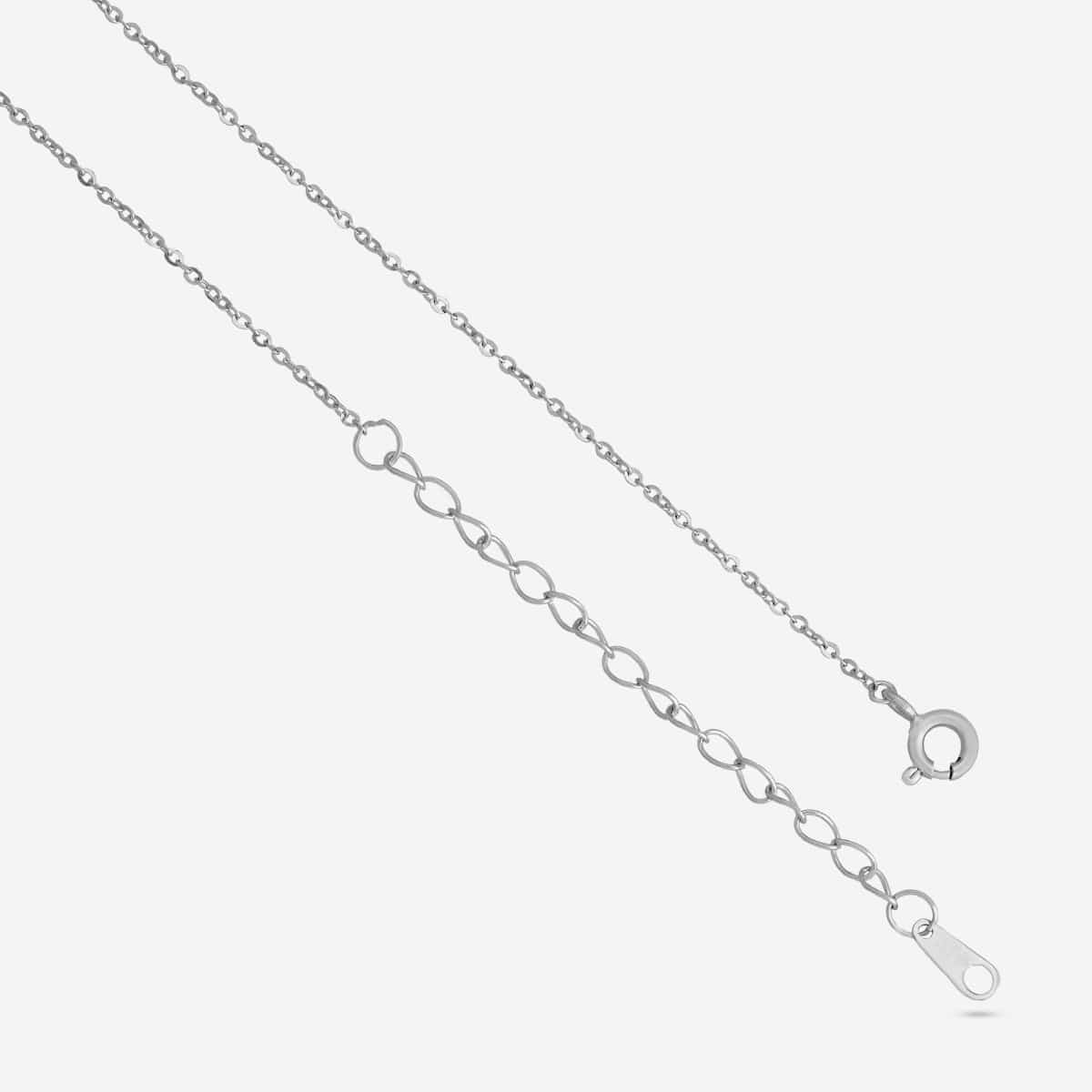 92.5 Silver Pendant with Chain 191485 - Image 5