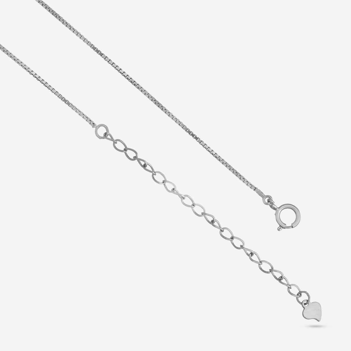 92.5 Silver Pendant with Chain 191486 - Image 5