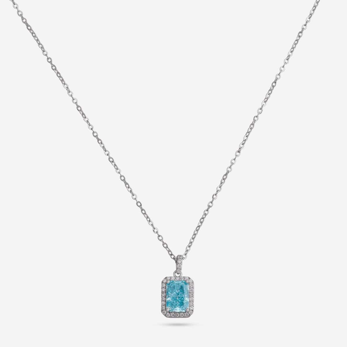 92.5 Silver Pendant with Chain 191506 - Image 9