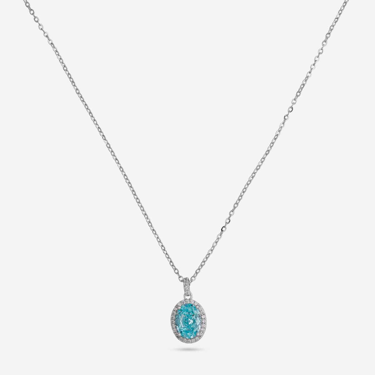 92.5 Silver Pendant with Chain 191507 - Image 10
