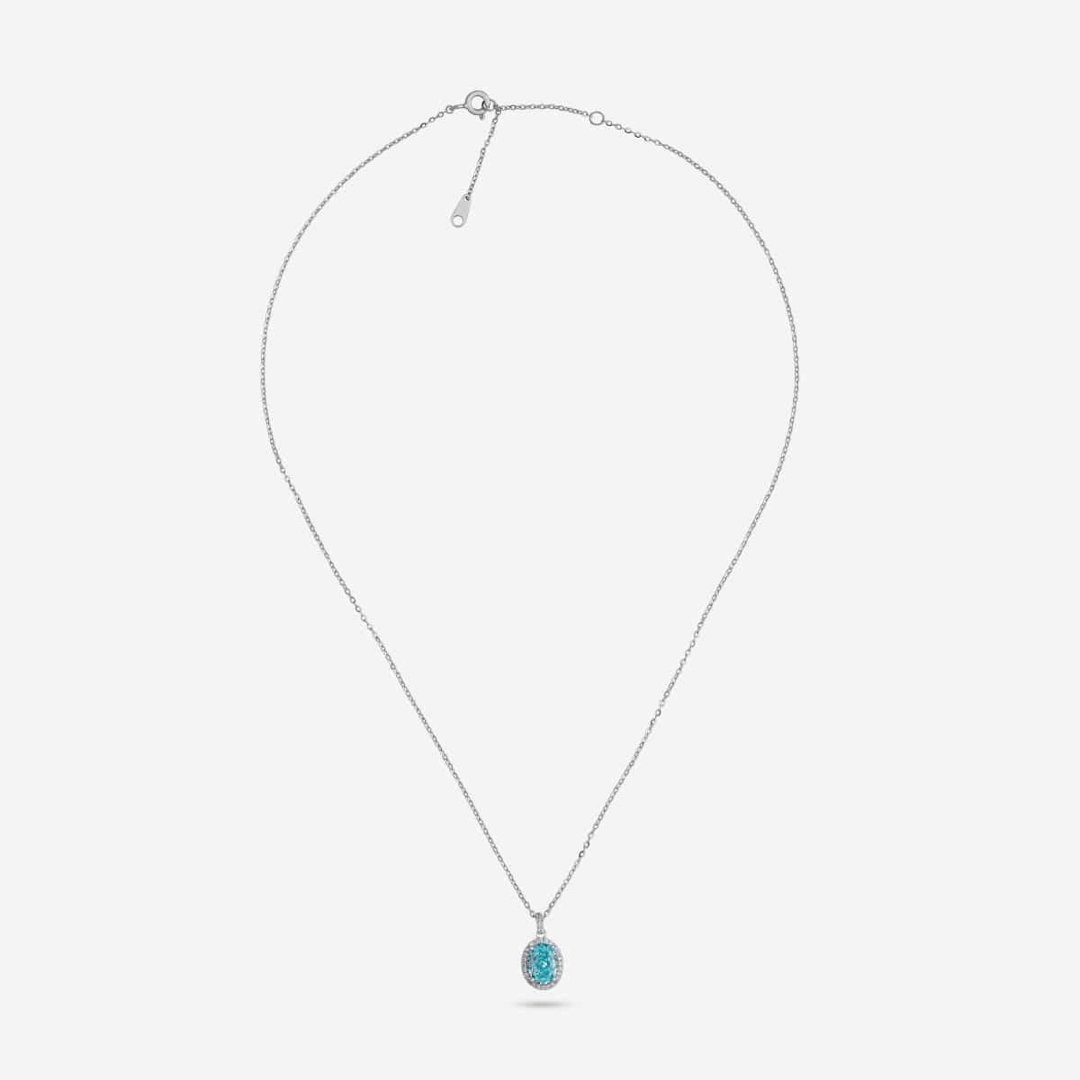 92.5 Silver Pendant with Chain 191507 - Image 12