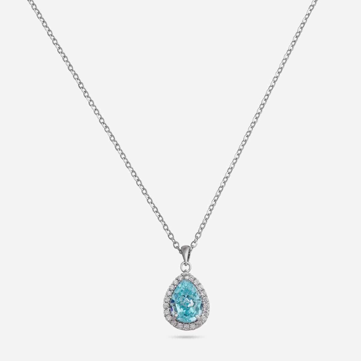 92.5 Silver Pendant with Chain 191508 - Image 10
