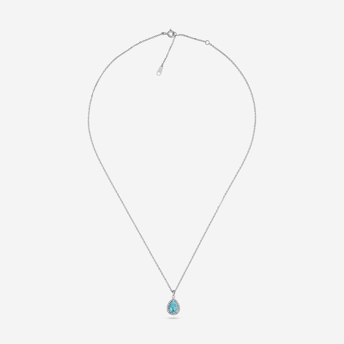 92.5 Silver Pendant with Chain 191508 - Image 12