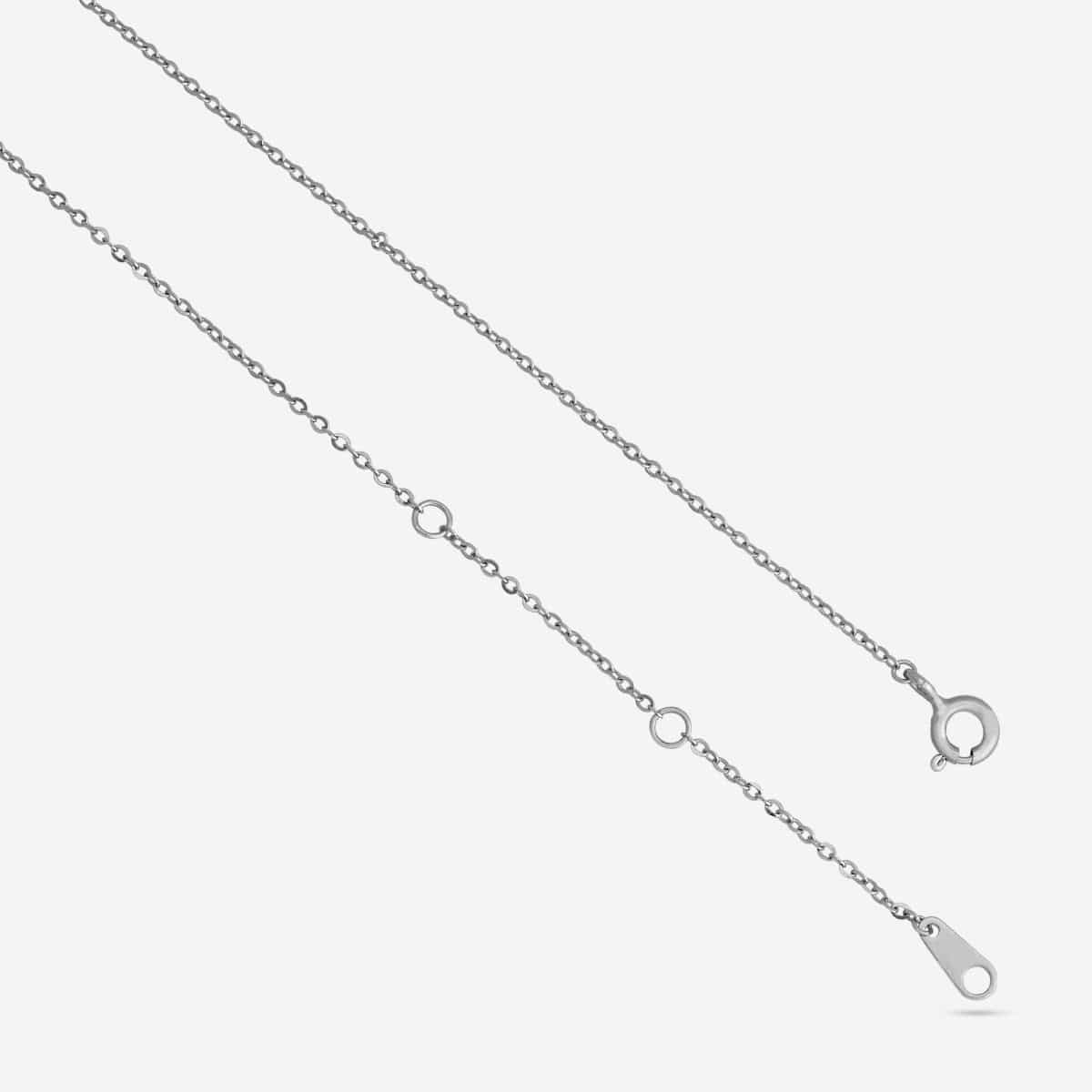92.5 Silver Pendant with Chain 191508 - Image 4