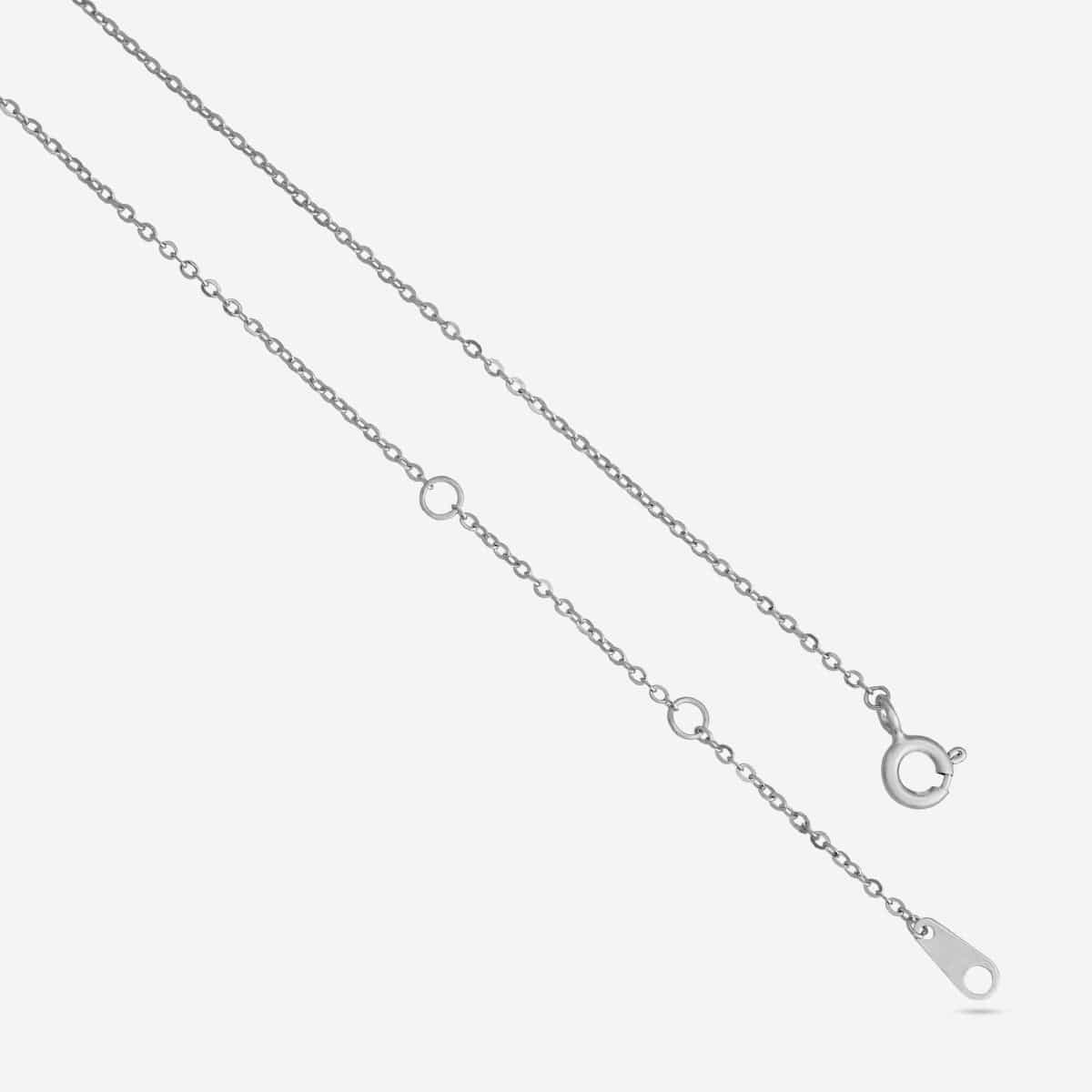 92.5 Silver Pendant with Chain 191508 - Image 9