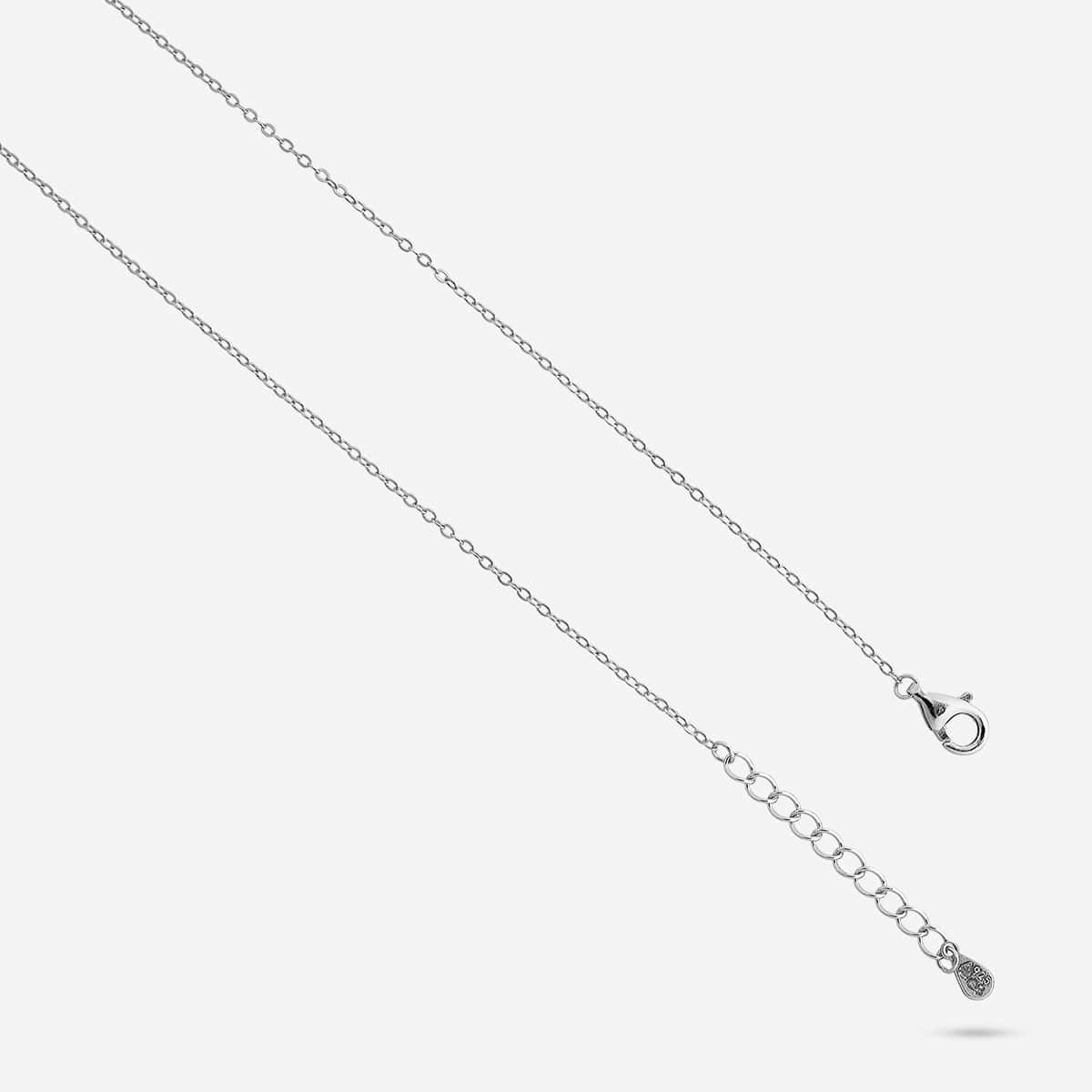 92.5 Silver Necklace 194161 - Image 9
