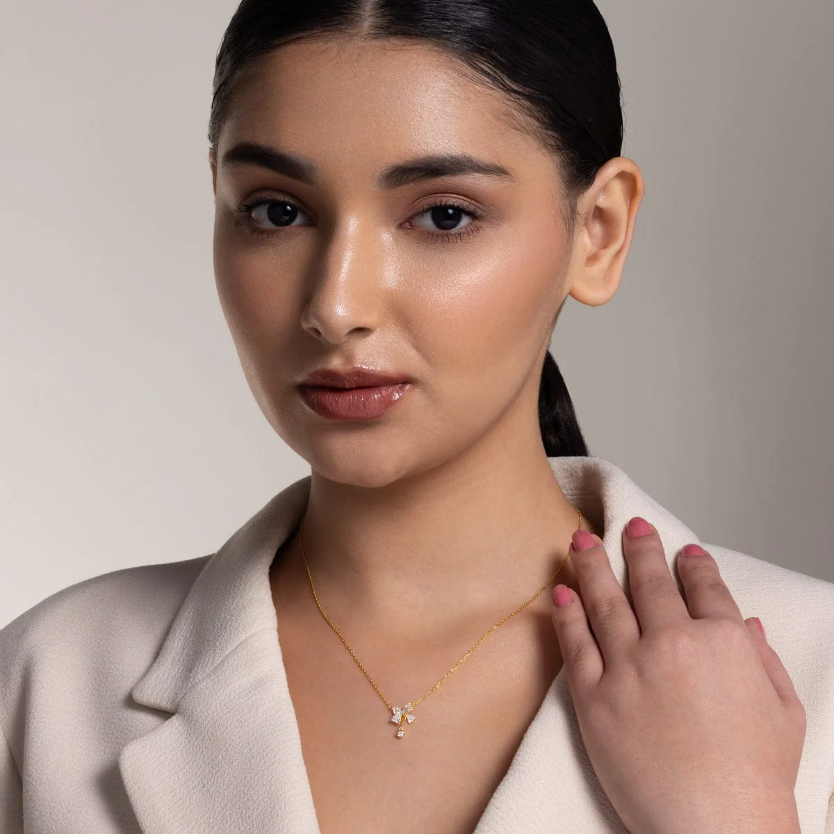 92.5 Silver Necklace 194205 - Image 3