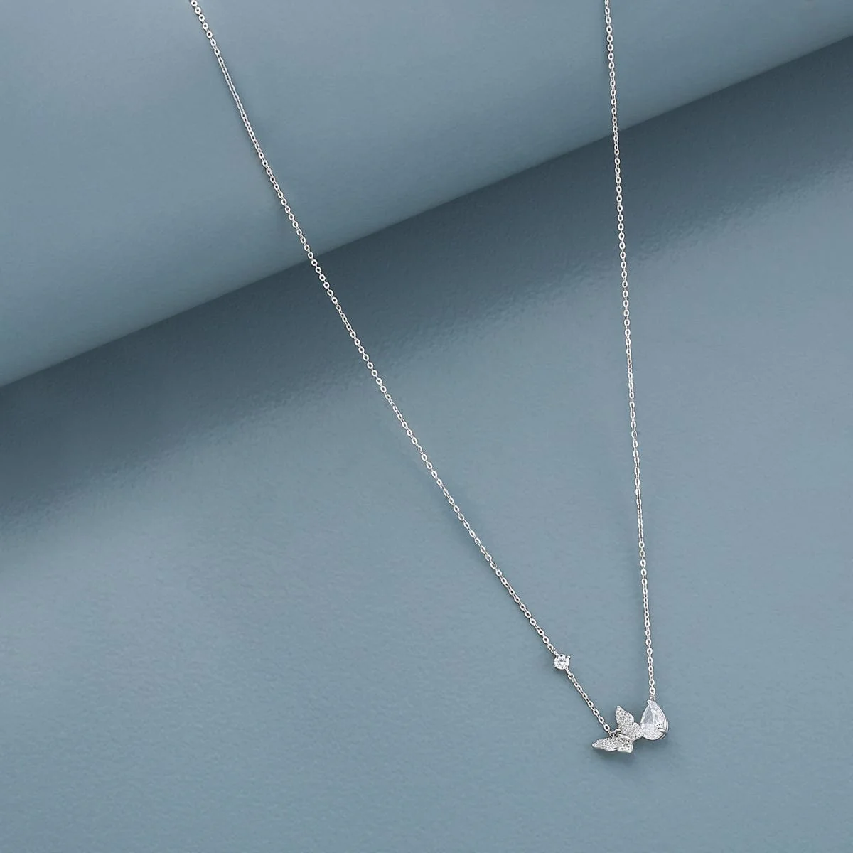 92.5 Silver Necklace 194222 - Image 2