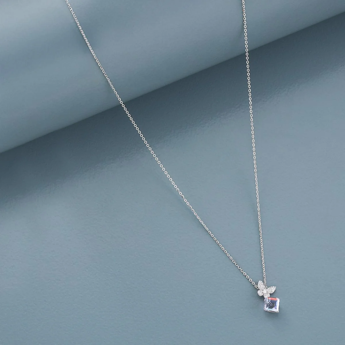 92.5 Silver Necklace 194223 - Image 2
