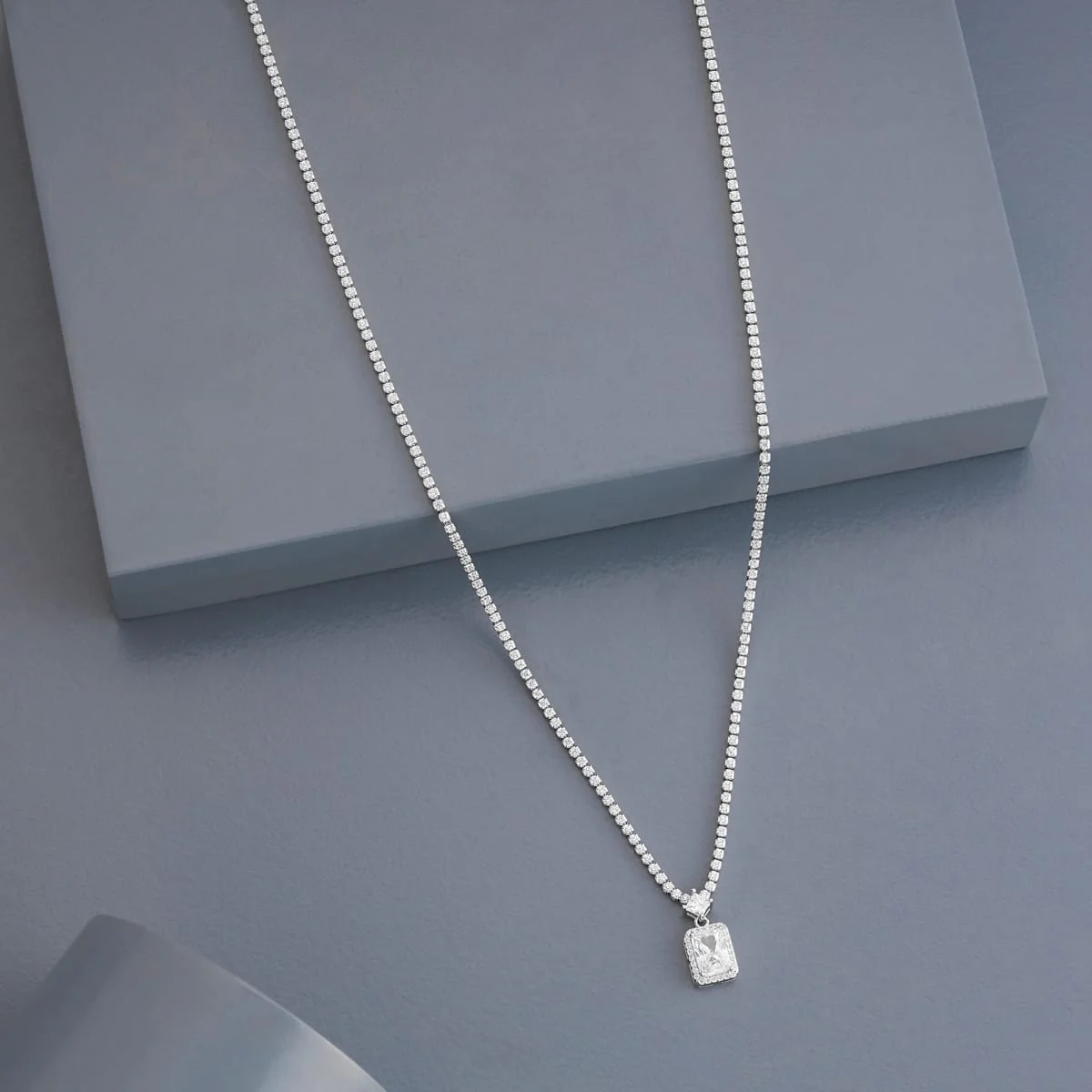 92.5 Silver Necklace 194632 - Image 7