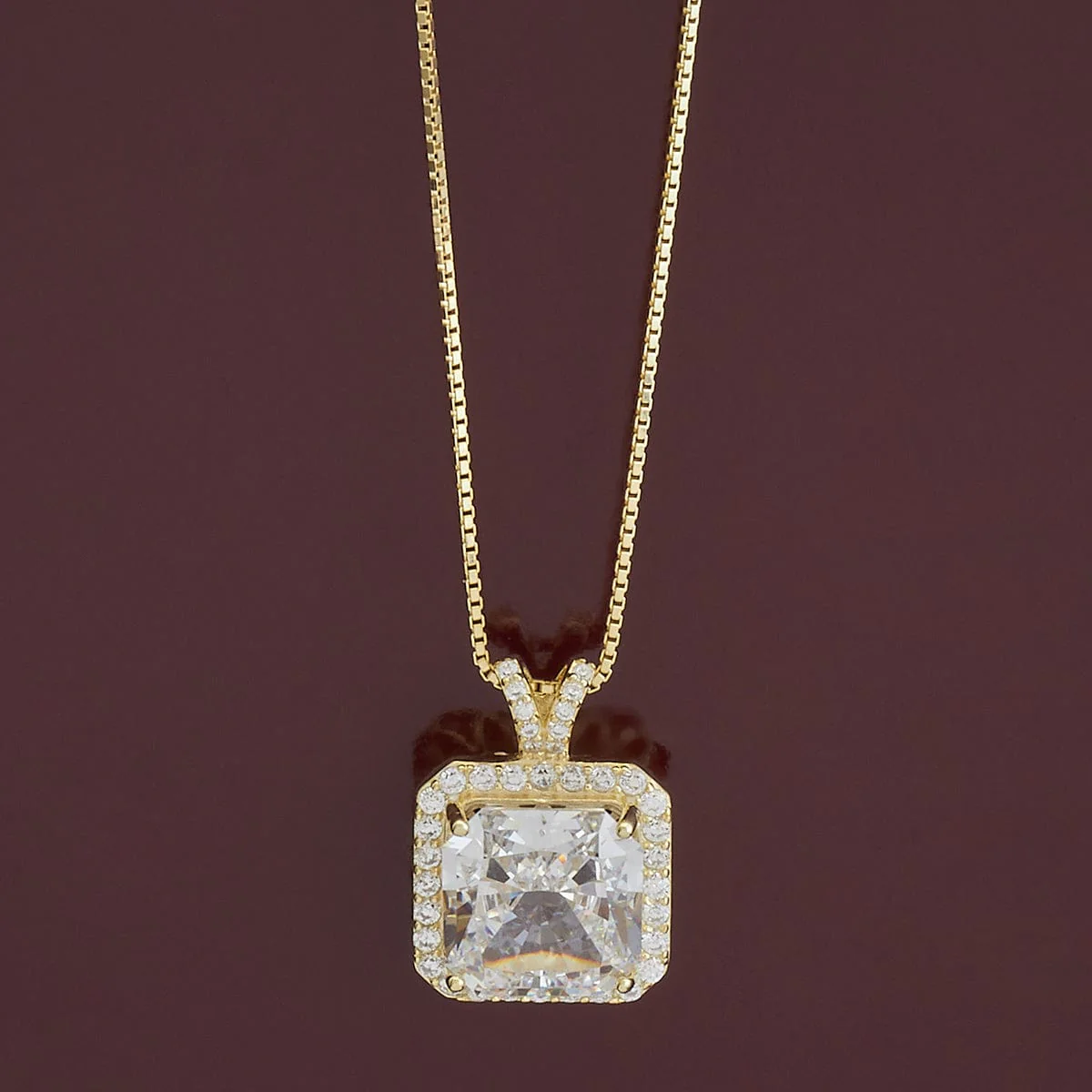 92.5 Silver Pendant with Chain 176623 - Image 2