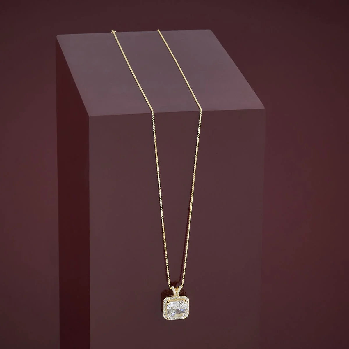 92.5 Silver Pendant with Chain 176623 - Image 3