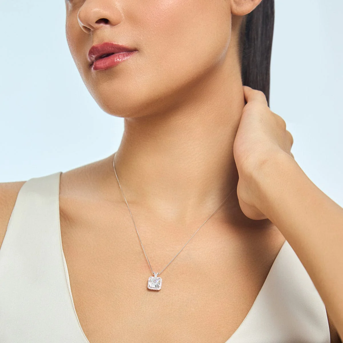 92.5 Silver Pendant with Chain 176623 - Image 4