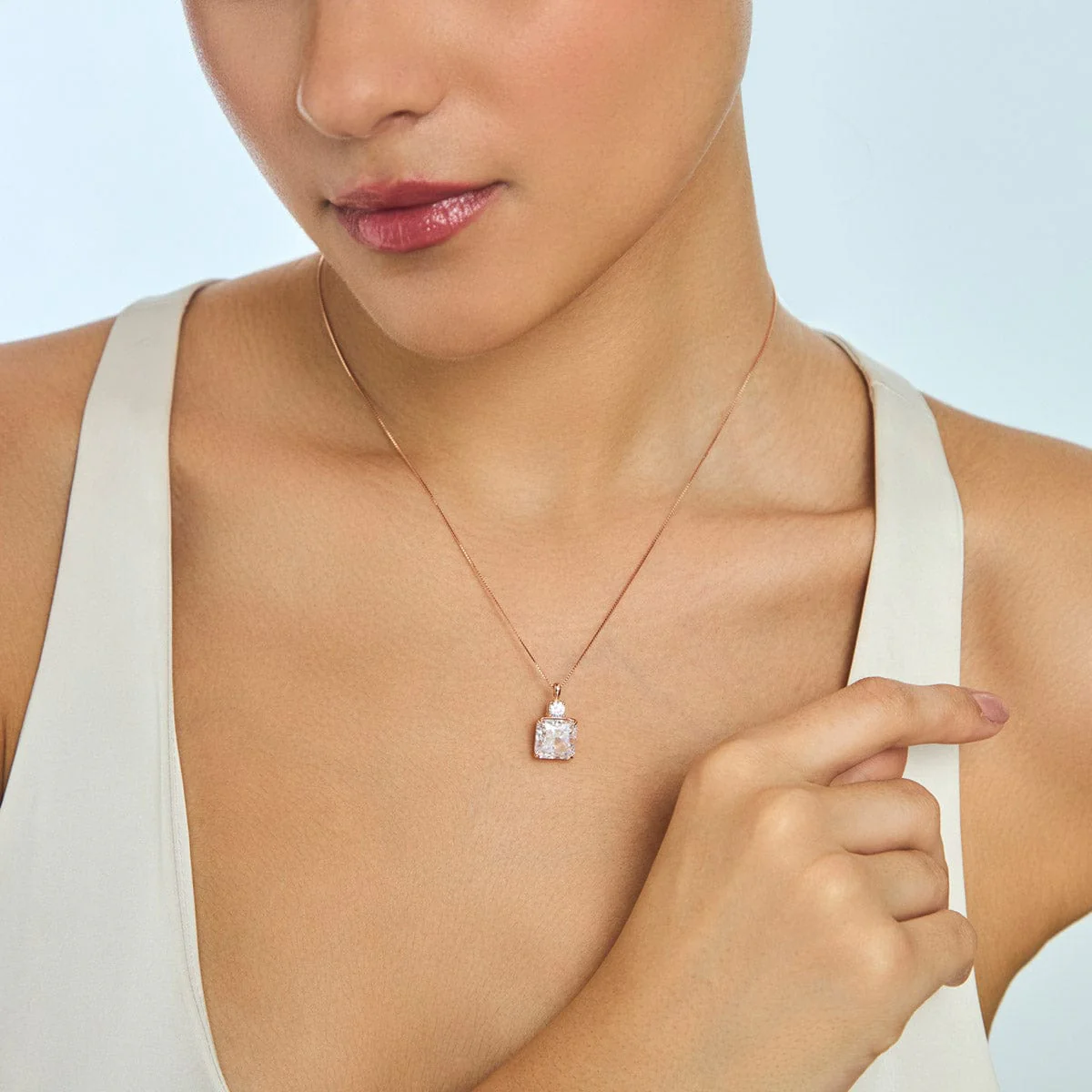 92.5 Silver Pendant with Chain 176627 - Image 3