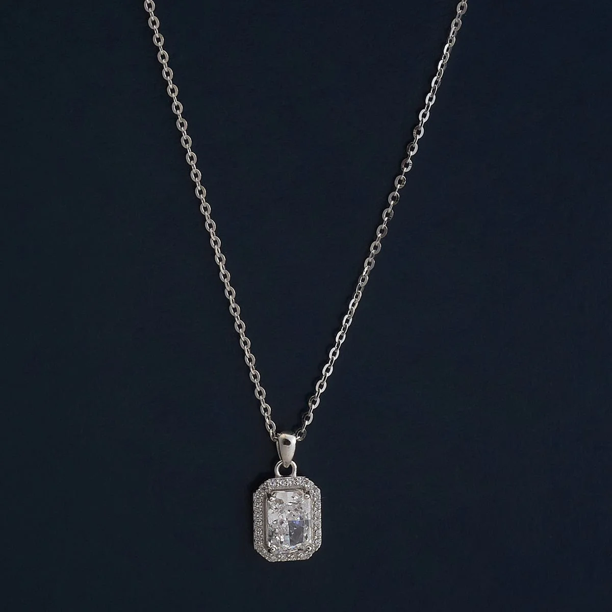 92.5 Silver Pendant with Chain 183014