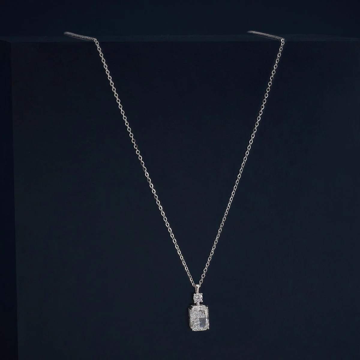 92.5 Silver Pendant with Chain 183129 - Image 2