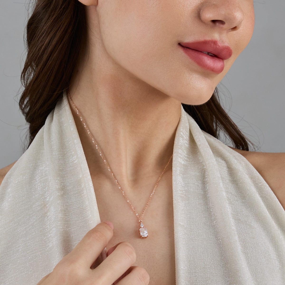92.5 Silver Pendant with Chain 183129 - Image 3