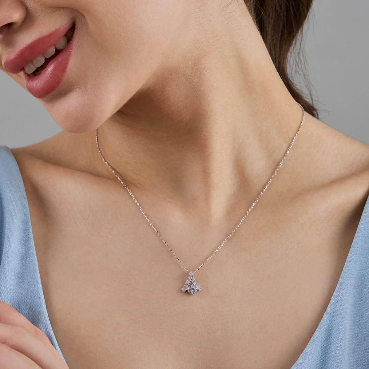 92.5 Silver Pendant with Chain 183163 - Image 3
