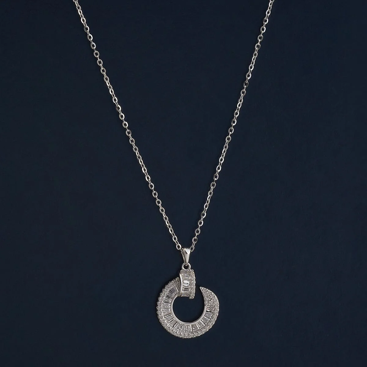 92.5 Silver Pendant with Chain 183164