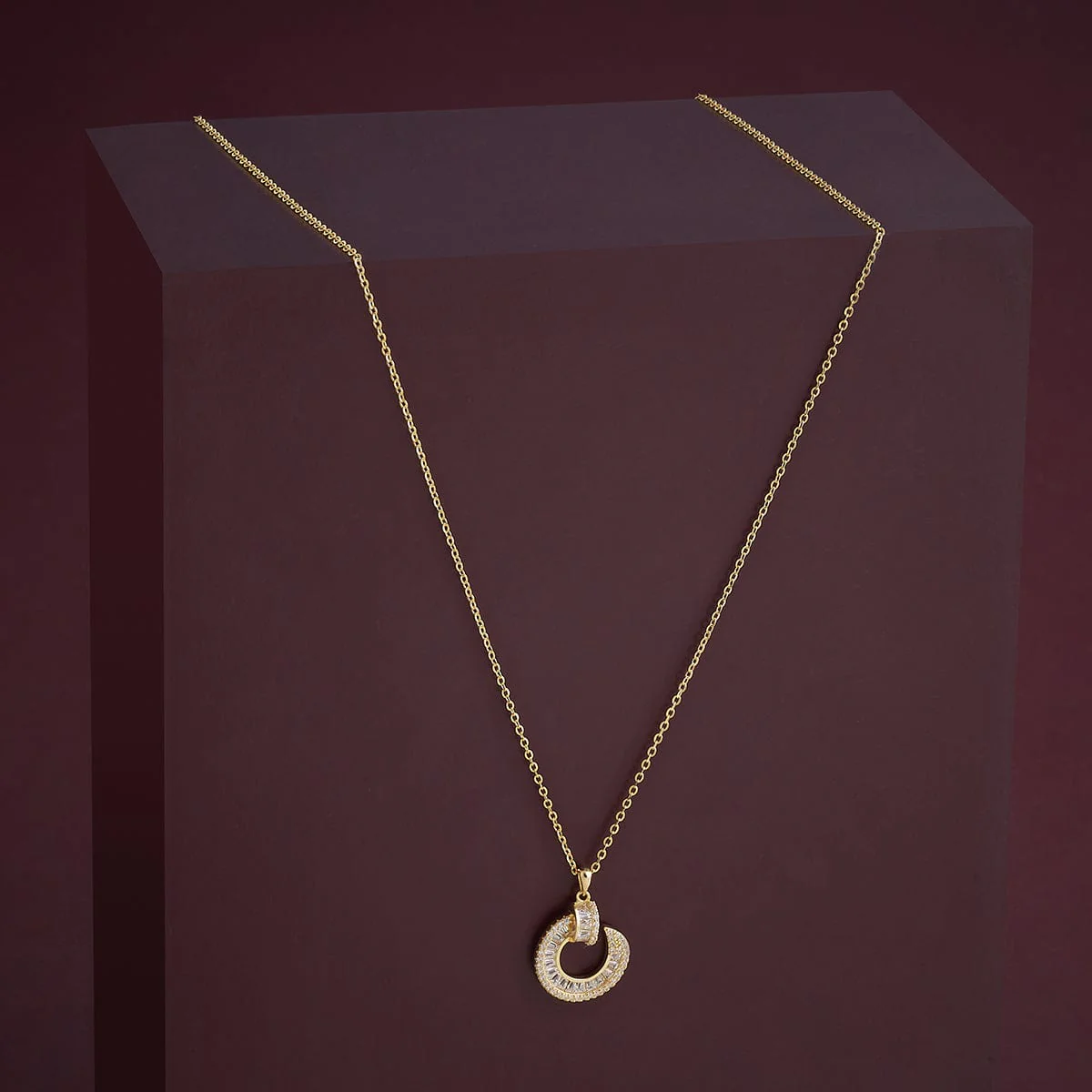 92.5 Silver Pendant with Chain 183164 - Image 4