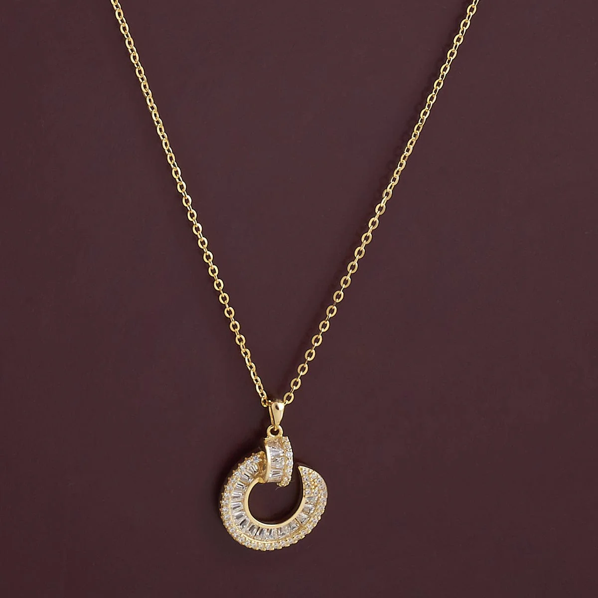 92.5 Silver Pendant with Chain 183164 - Image 5