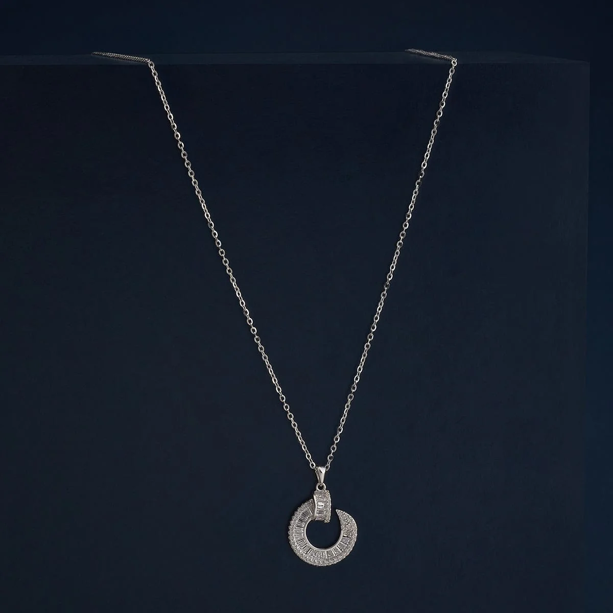 92.5 Silver Pendant with Chain 183164 - Image 6
