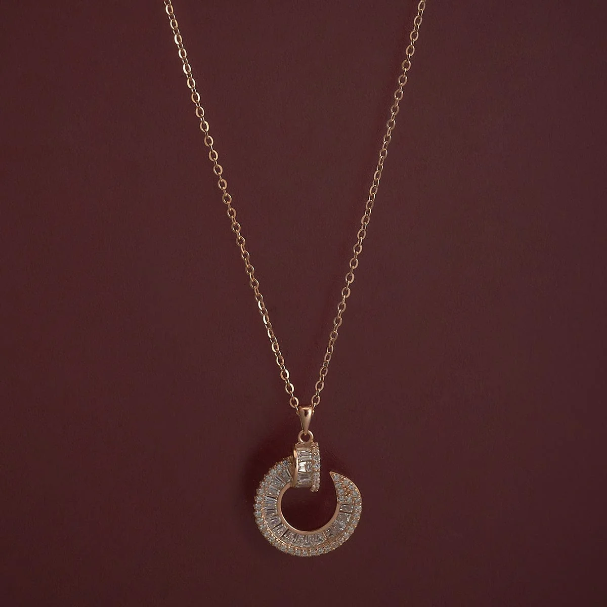 92.5 Silver Pendant with Chain 183164 - Image 8