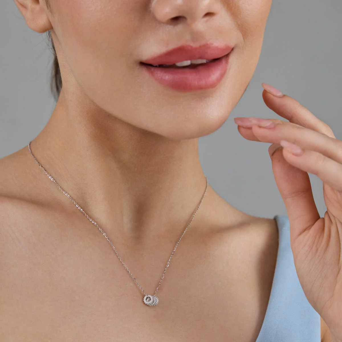 92.5 Silver Pendant with Chain 183185 - Image 3