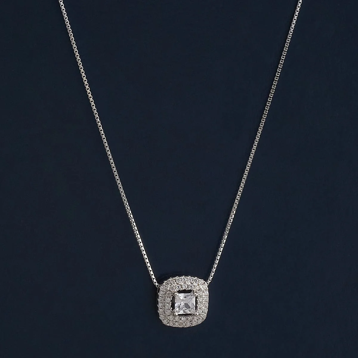 92.5 Silver Pendant with Chain 183303
