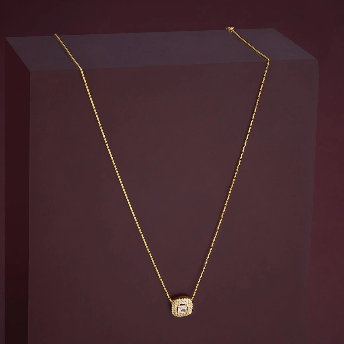 92.5 Silver Pendant with Chain 183303 - Image 4