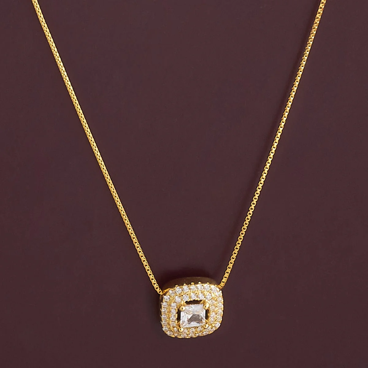 92.5 Silver Pendant with Chain 183303 - Image 5