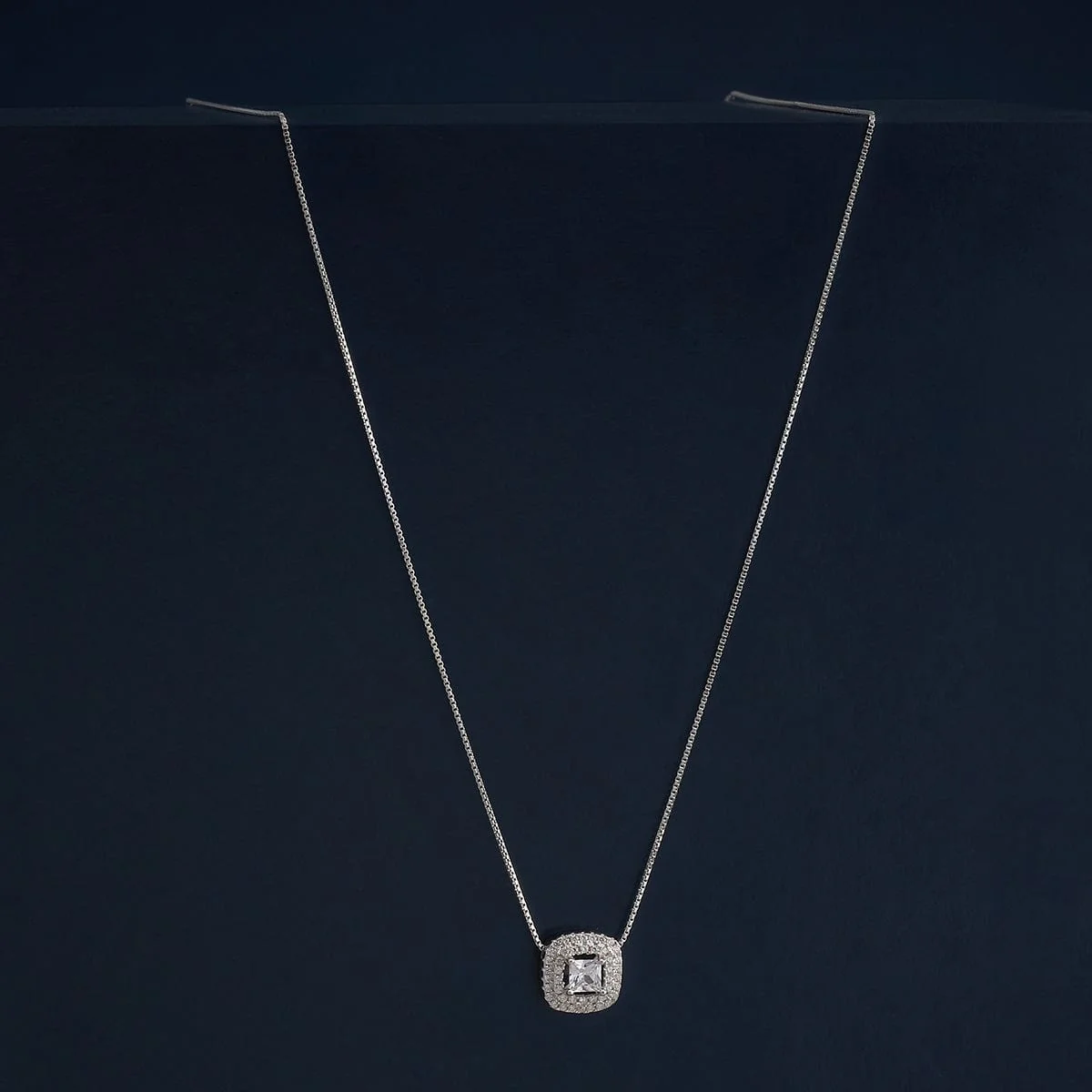 92.5 Silver Pendant with Chain 183303 - Image 6