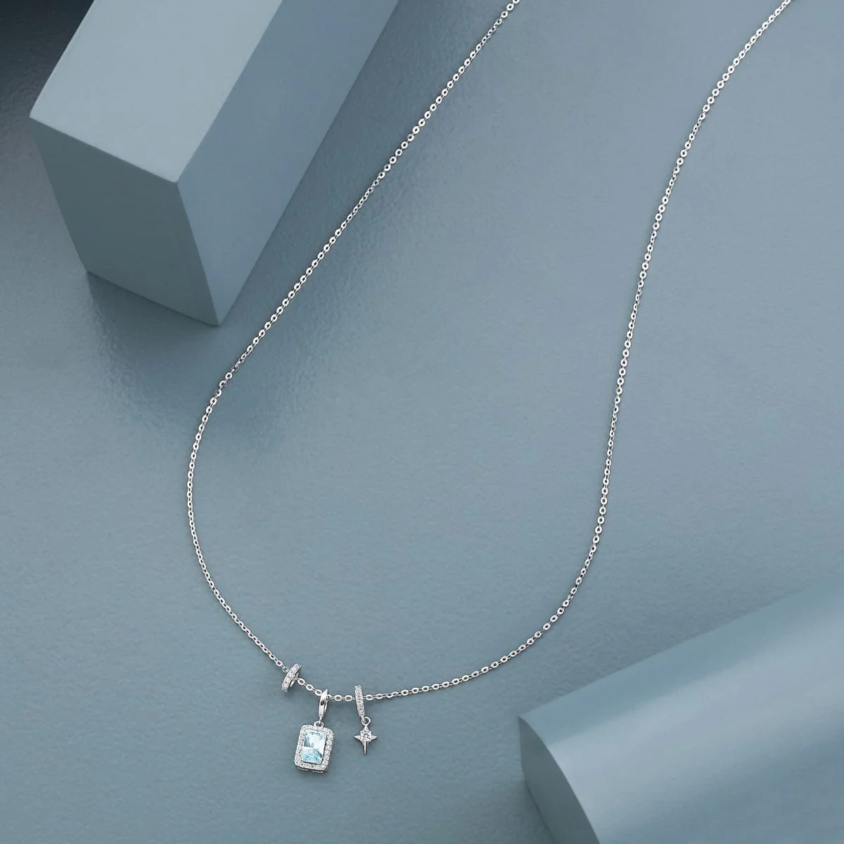 92.5 Silver Pendant With Chain 194174 - Image 2