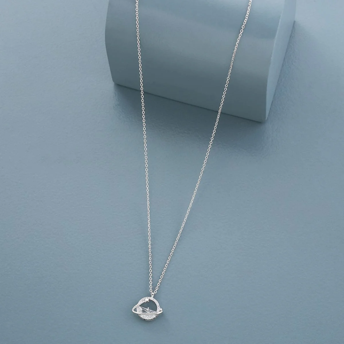 92.5 Silver Pendant With Chain 194352 - Image 2