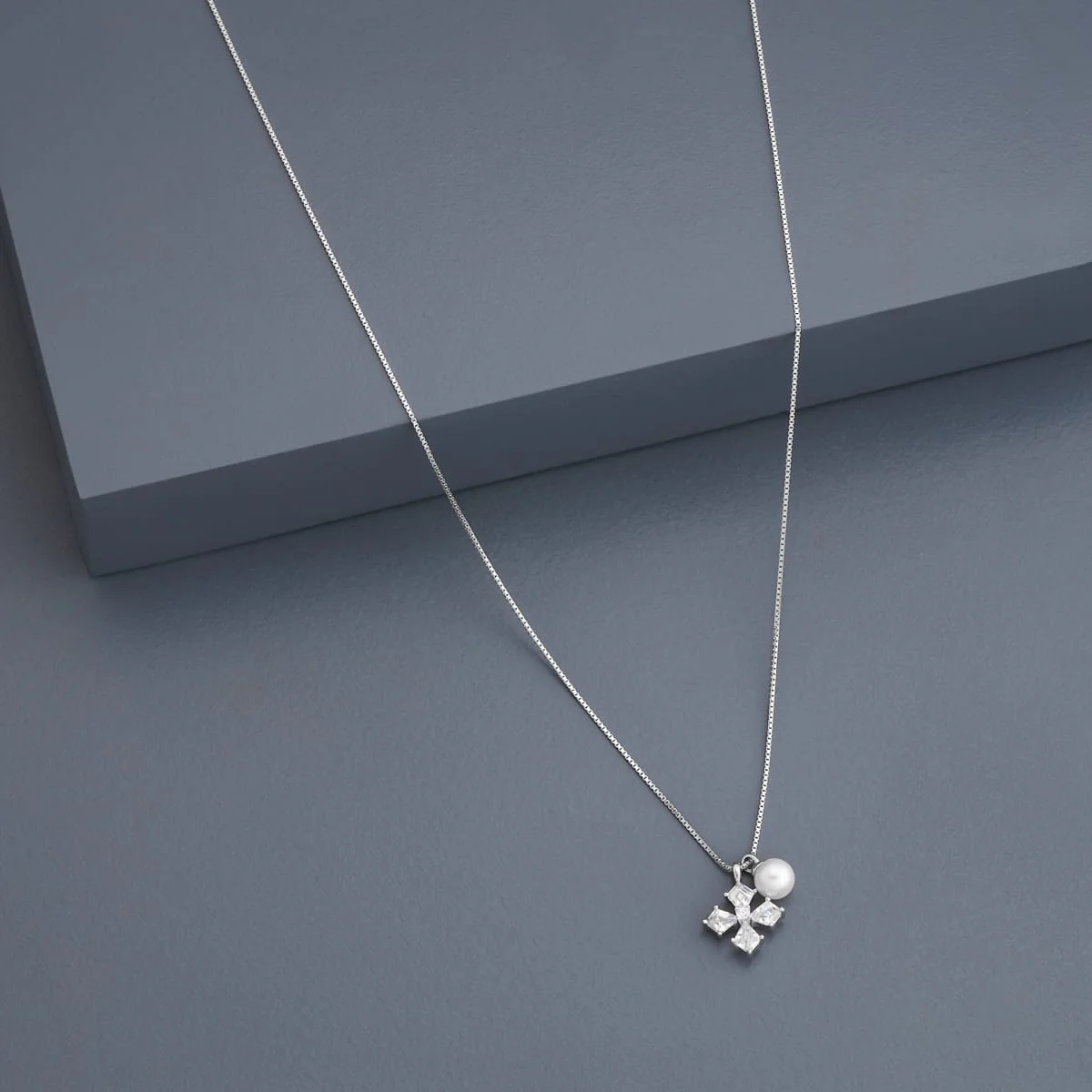 92.5 Silver Pendant with Chain 194450 - Image 2