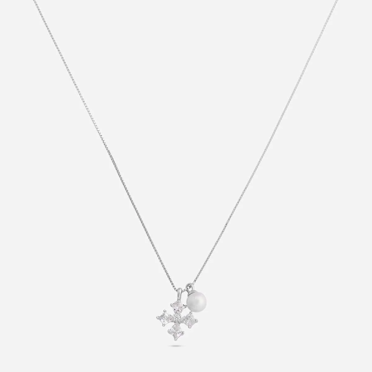 92.5 Silver Pendant with Chain 194450 - Image 3