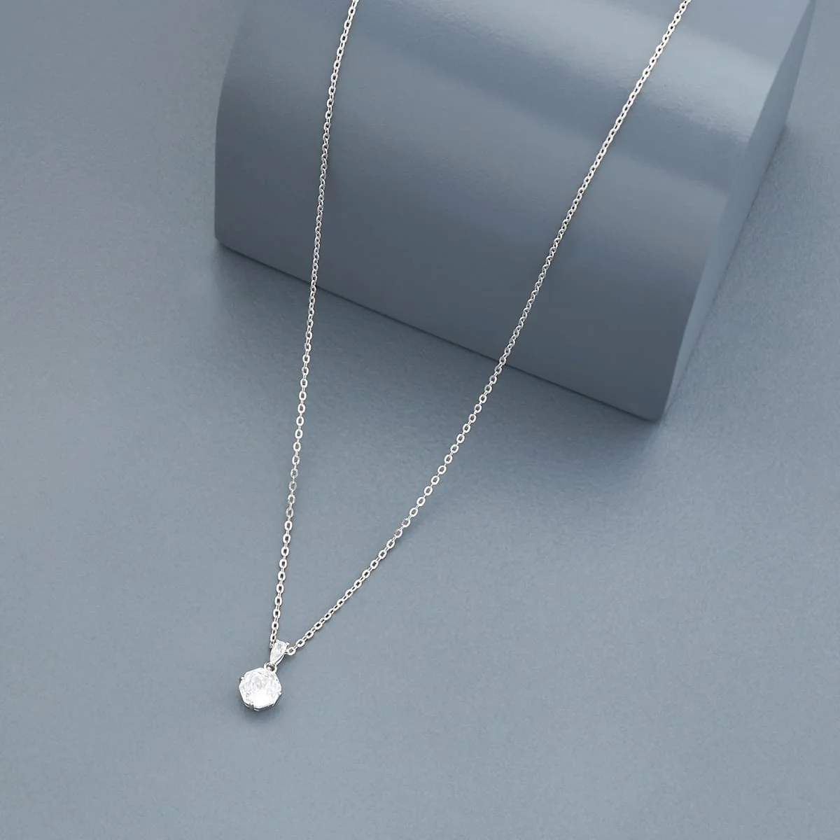 92.5 Silver Pendant with Chain 194924 - Image 7