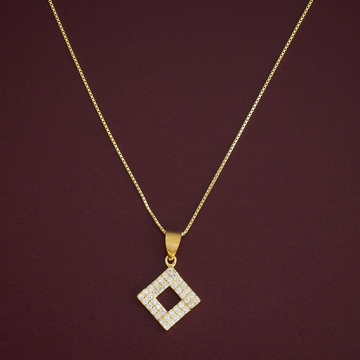 92.5 Silver Pendant with Chain and Earring Set 182933 - Image 5