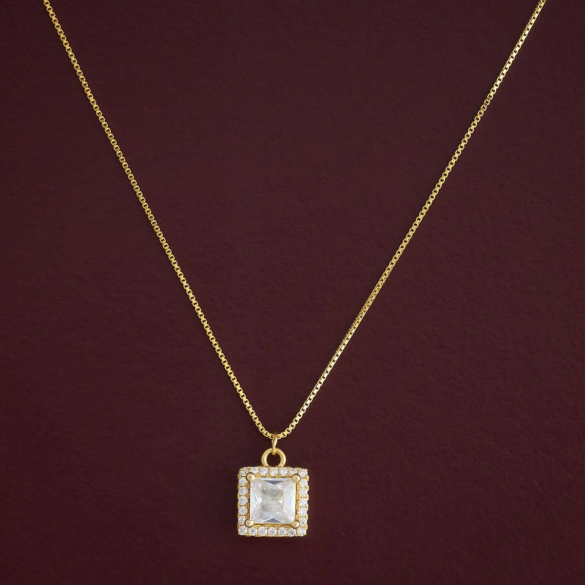 92.5 Silver Pendant with Chain and Earring Set 182942 - Image 5