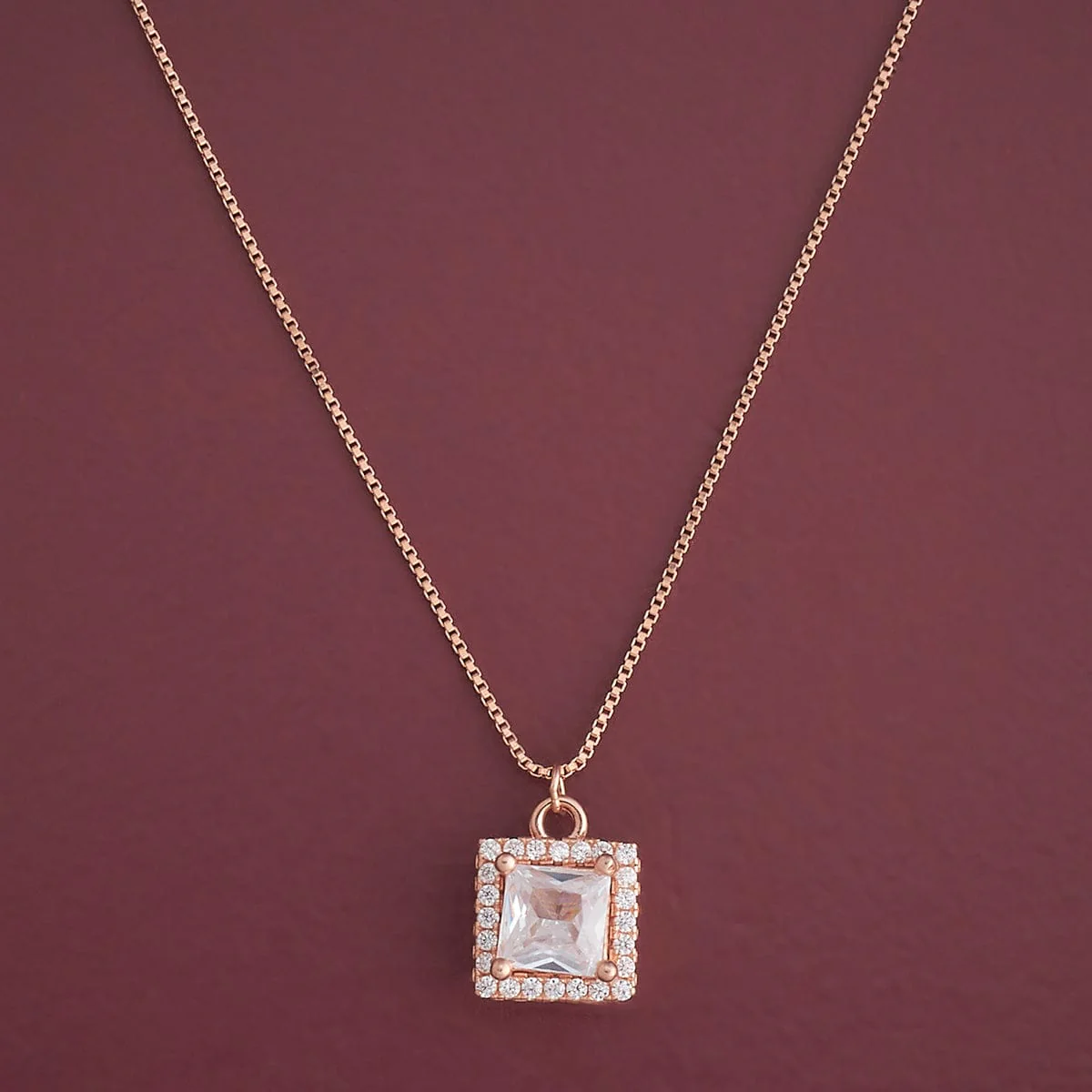 92.5 Silver Pendant with Chain and Earring Set 182942 - Image 8