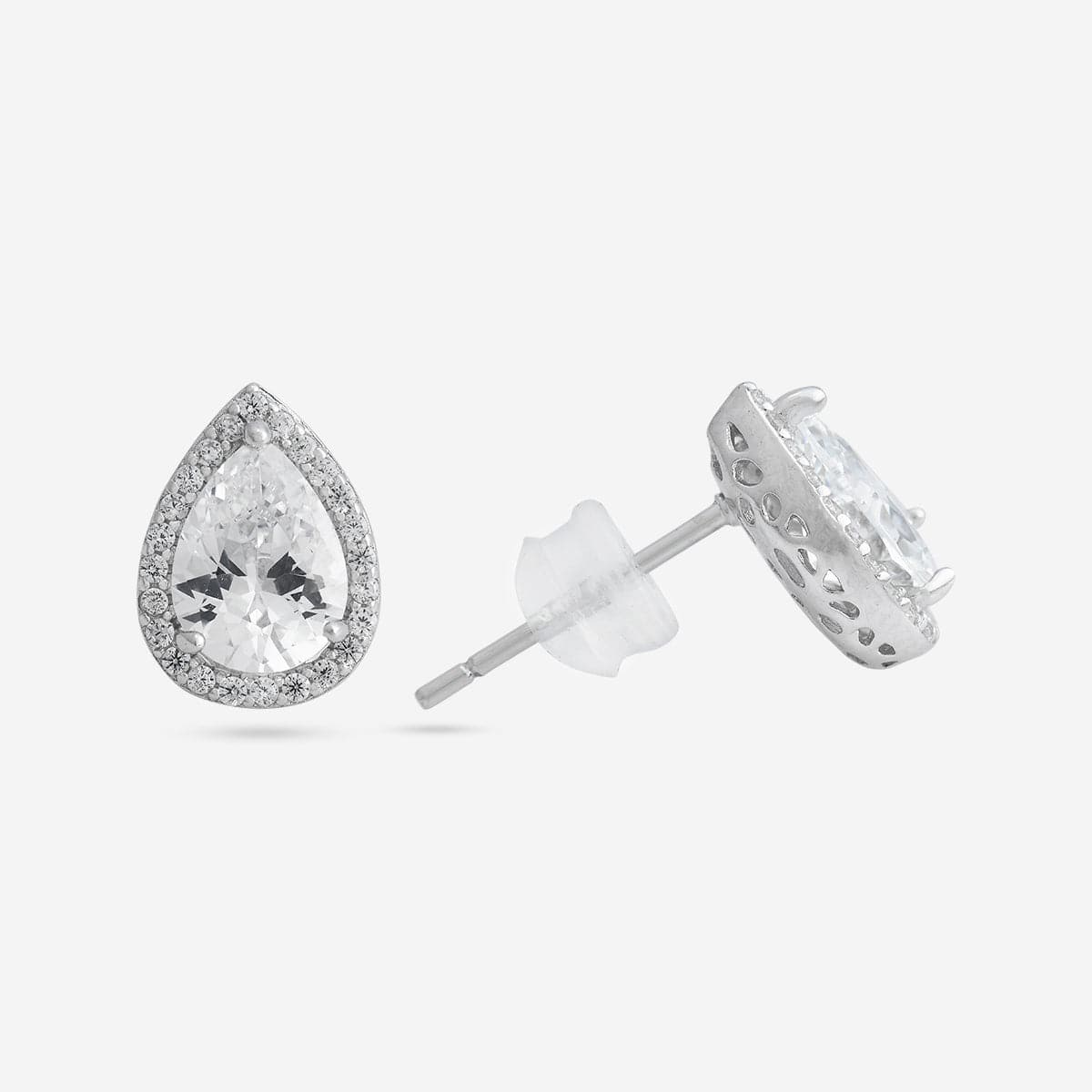 92.5 Silver Pendant with Chain and Earring Set 188215 - Image 5