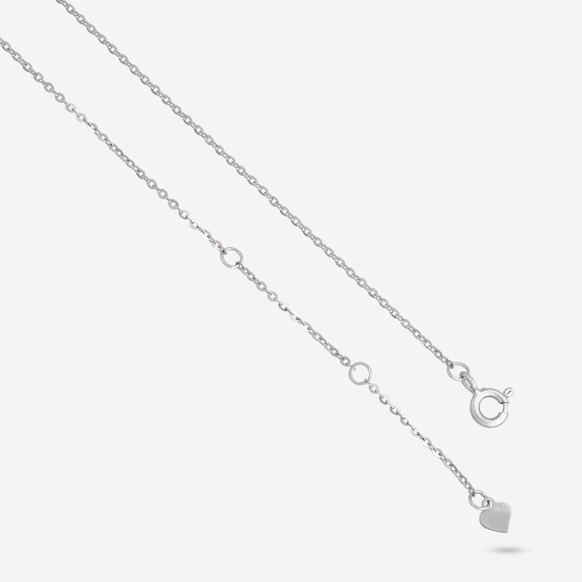 92.5 Silver Pendant With Chain and Earring Set 188231 - Image 10