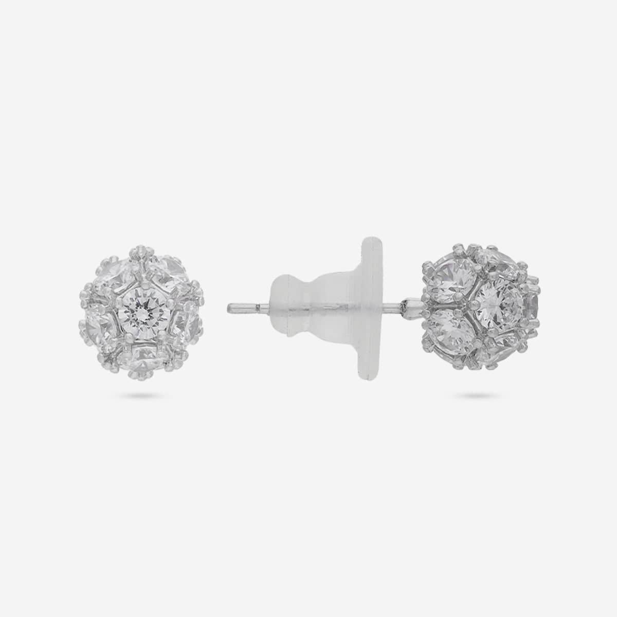 92.5 Silver Pendant With Chain and Earring Set 191387 - Image 10
