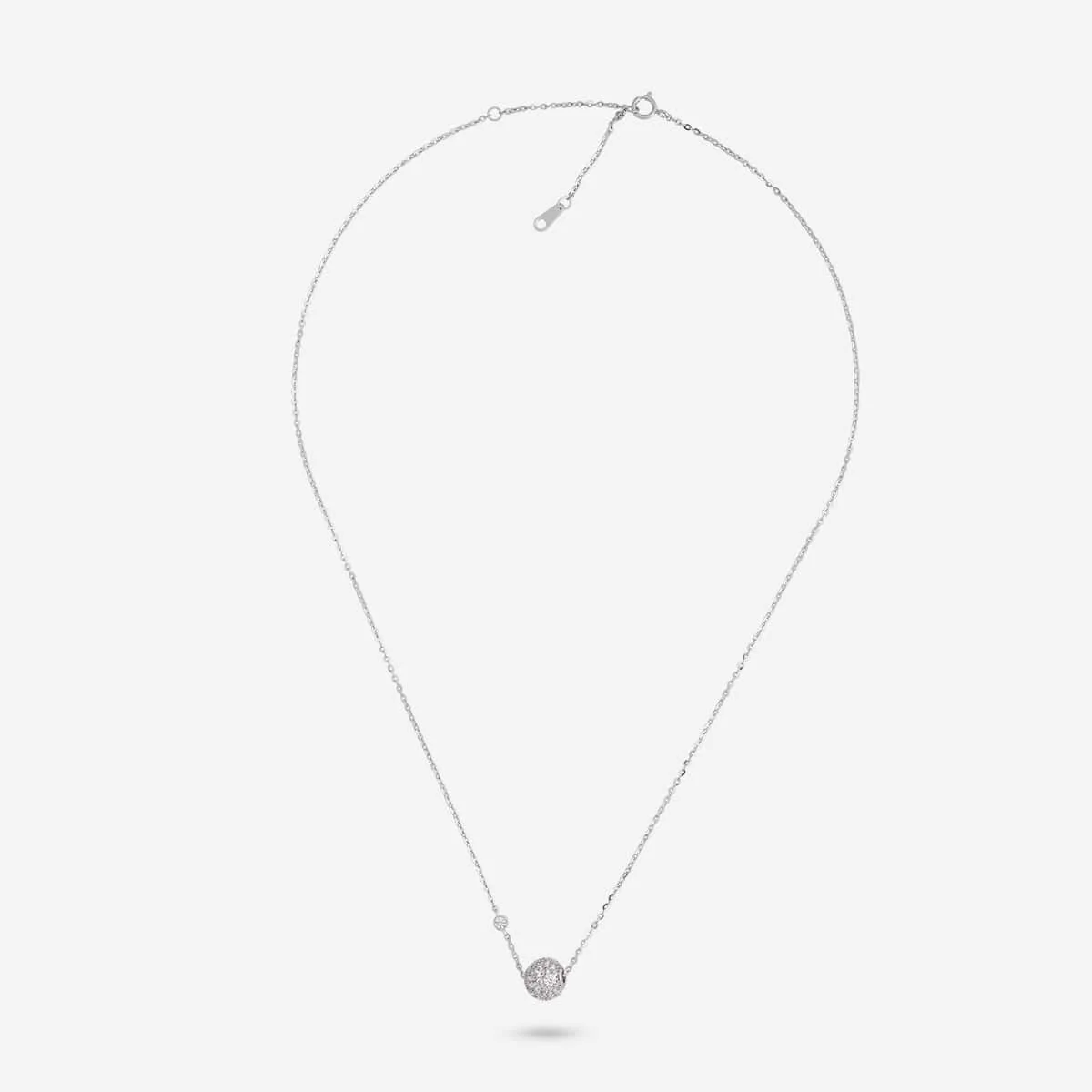 92.5 Silver Pendant With Chain and Earring Set 191387 - Image 9