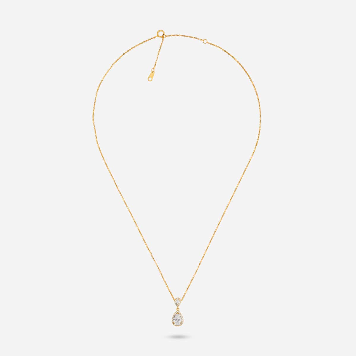 92.5 Silver Pendant With Chain and Earring Set 191388 - Image 3