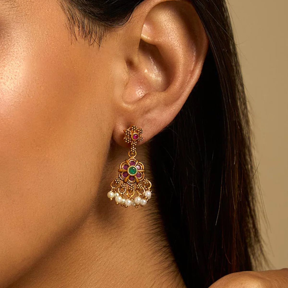 Antique Earring 169854 - Image 2
